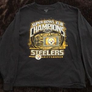 Vintage Pittsburgh Steelers Super Bowl Long Sleeves
